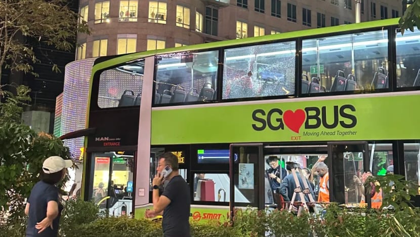Passenger injured after bottle thrown at moving bus on Orchard Road Passenger injured after bottle thrown at moving bus on Orchard Road