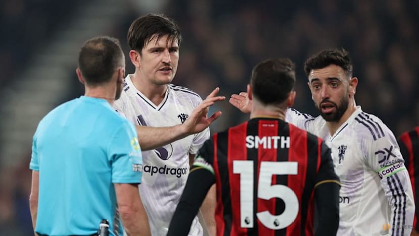 Maguire sees red as Man United held to 2-2 draw at Bournemouth