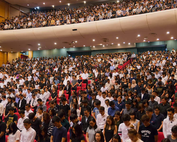 NTU holds memorial service for Mr Lee Kuan Yew
