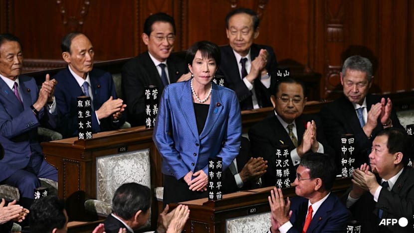 Sanae Takaichi wins parliamentary vote to become Japan's first female prime minister Sanae Takaichi wins parliamentary vote to become Japan's first female prime minister