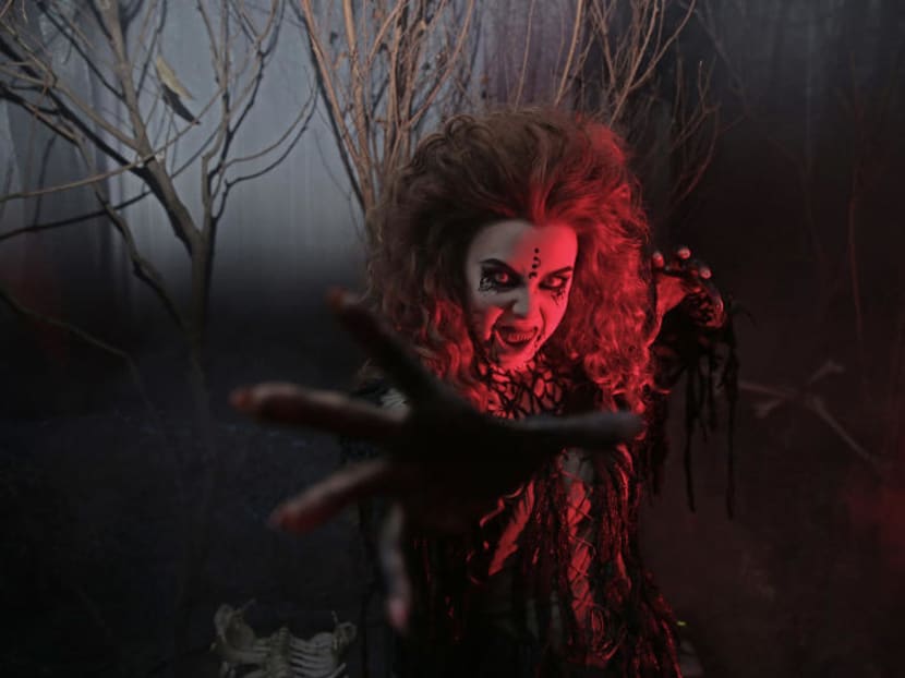 Scary characters abound at this year's Halloween Horror Nights in Sentosa; but you are after the real deal, there are several apps out there to that can help you be a ghost finder. Photo: Resorts World Singapore