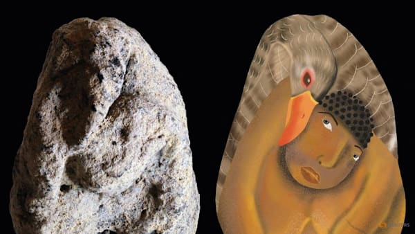 Figurine of a woman and a goose offers peek at prehistoric beliefs