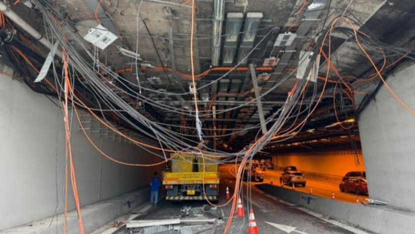 Lorry driver to be charged over collision that caused S$1.4 million damage to CTE tunnel