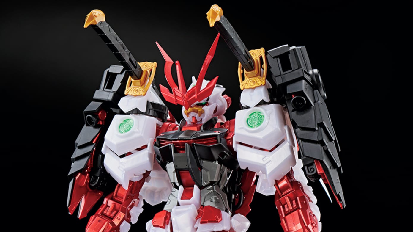 MG 1/100 THE GUNDAM BASE LIMITED SENGOKU ASTRAY GUNDAM [METALLIC] ，$81（图：Bandai Namco）