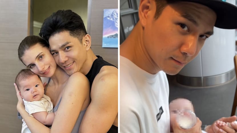M’sian Celeb Hero Tai's Wife Criticised For Playing With Mobile Phone And Not Helping Hubby Feed Baby M’sian Celeb Hero Tai's Wife Criticised For Playing With Mobile Phone And Not Helping Hubby Feed Baby