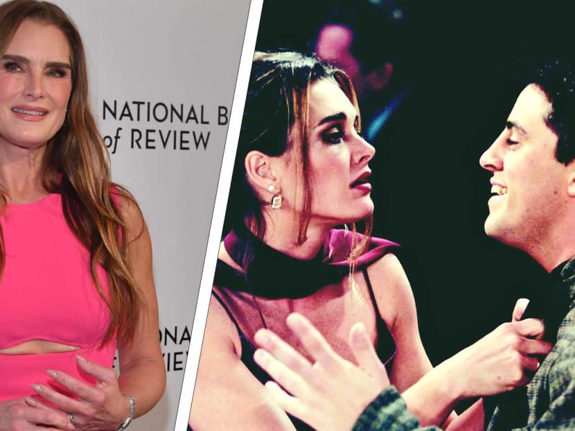 Brooke Shields says ex Andre Agassi 'smashed trophies' over her 'finger-licking' Friends cameo