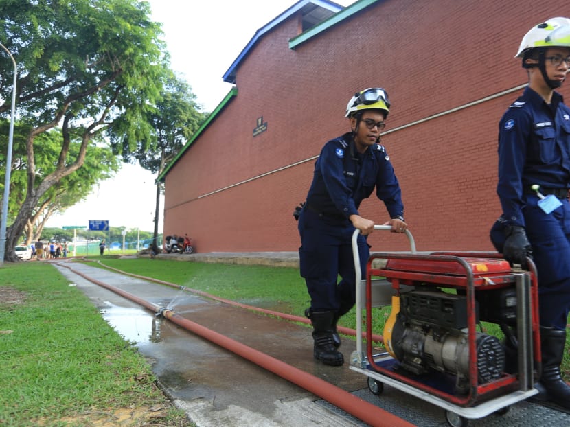 Massive fire put out at Toa Payoh Industrial Park