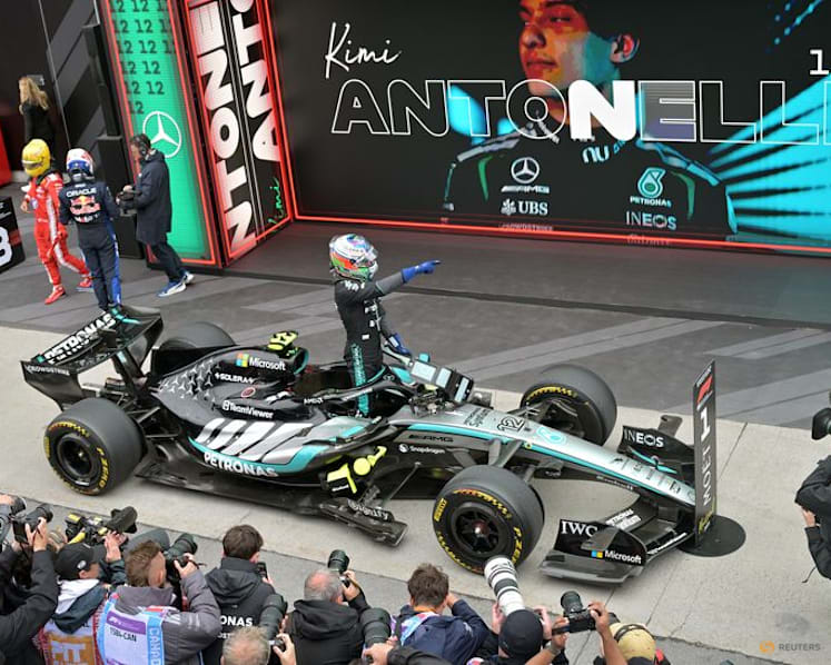Antonelli sees Ferrari as big threat to his winning streak