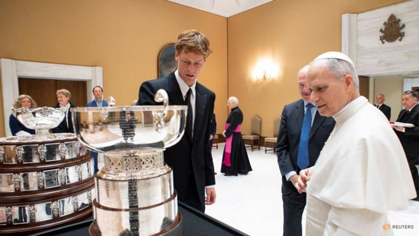 Sinner hears Pope Leo's tennis confession