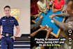 Viral Police Officer Shows The Reality Of Playing In-Between During CNY