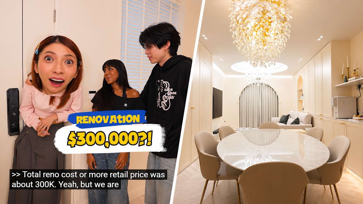 Gen-Z Influencer Couple's French-Themed 4-Room HDB Renovation Cost S$300K