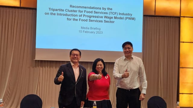 餐饮服务业劳资政工作组建议 食品服务业下月起采纳渐进式薪金模式
