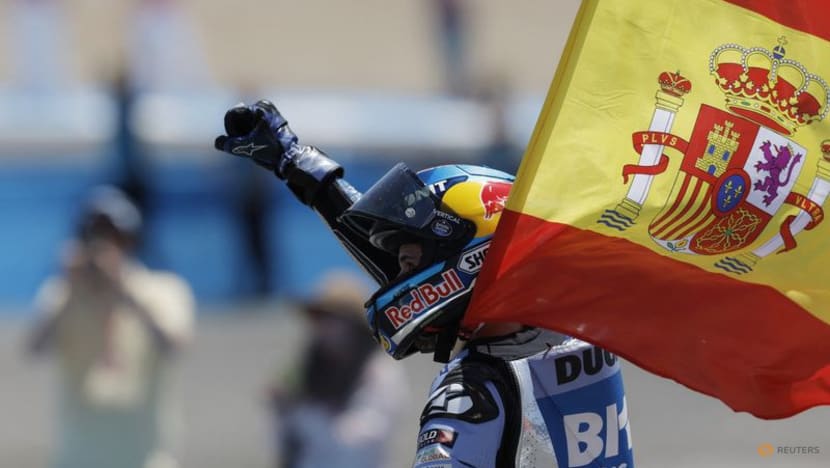 Alex Marquez reigns in Spain to claim first MotoGP victory