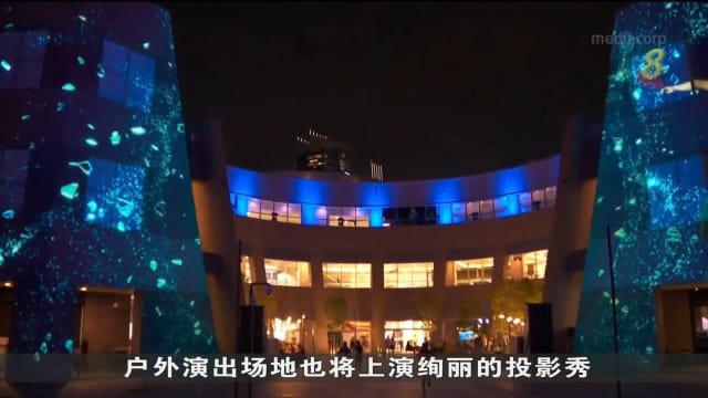 滨海艺术中心20周年 邀国人观赏灯光秀和表演