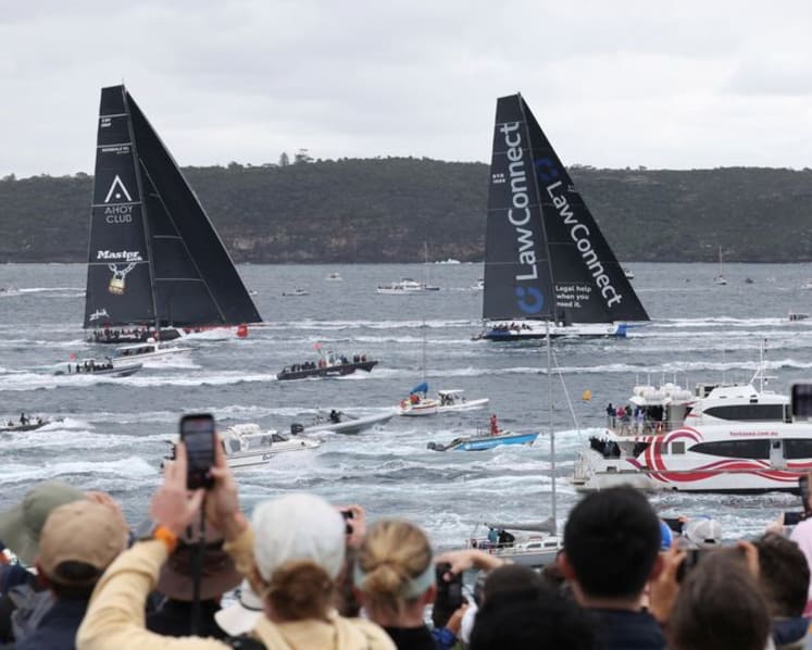 Sailing-LawConnect seizes early lead in Sydney to Hobart race
