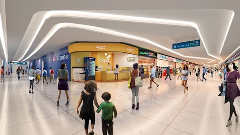 New underground linkway to connect Yishun MRT, Northpoint City