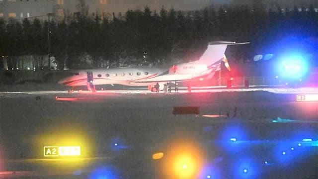 从狮城飞往北海道 私人飞机降落时冲出跑道