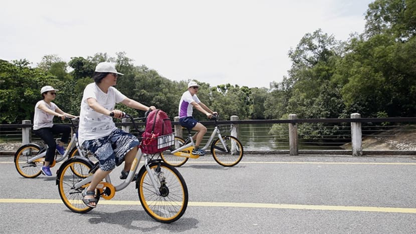 Bike-sharing operators jostling for business at East Coast Park