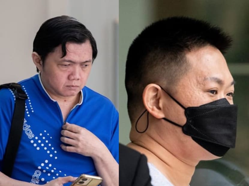 Goh Khoon Beng (left), who entered into a marriage of convenience with a Georgian woman at the instigation of Kok Chiang Loong.