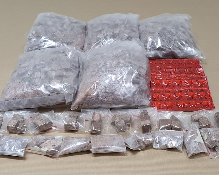 CNB officers seize S$230,000 worth of drugs, including 3kg of heroin at Serangoon and Amber Road