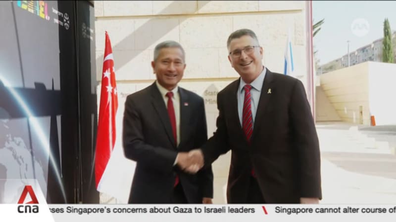 Vivian Balakrishnan expresses Singapore's concerns about Gaza to Israeli leaders