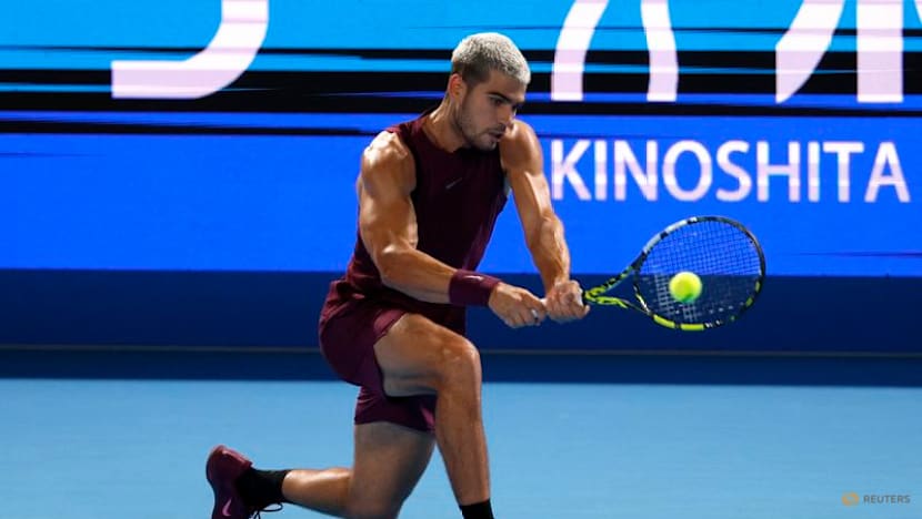Alcaraz survives injury scare to beat Baez on Tokyo debut
