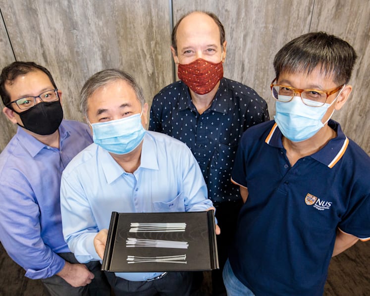 NUS develops 3 new swab designs for use in Covid-19 test kit