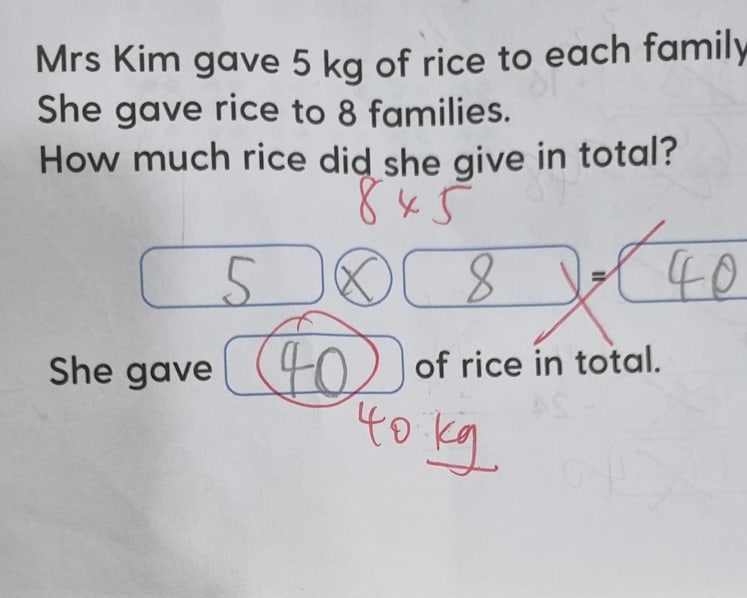 #trending: Primary 3 mathematics question with right answer marked wrong stumps Singapore netizens