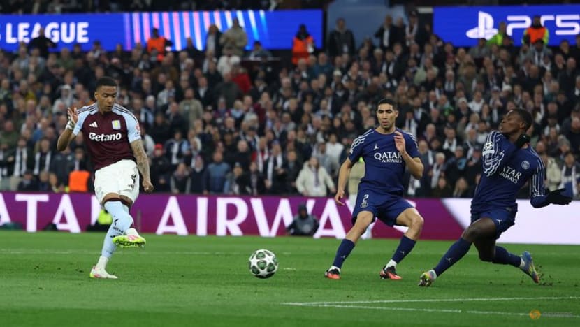 PSG survive Aston Villa scare to reach Champions League semis