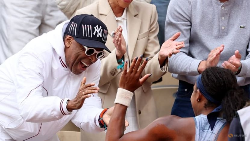 Gauff moves fast to ease Spike Lee's NBA pain