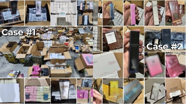 移民局破获两起企图走私逾3700件疑仿冒品入境案件