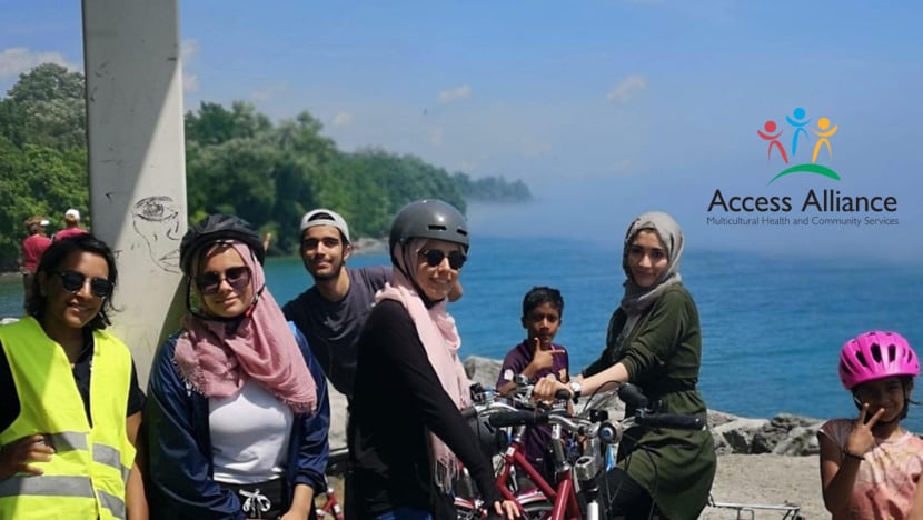 Program di Toronto galak wanita berhijab berbasikal Program di Toronto galak wanita berhijab berbasikal