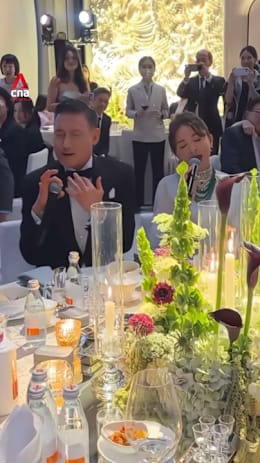Jacky Cheung surprises guests with duet at godson's wedding