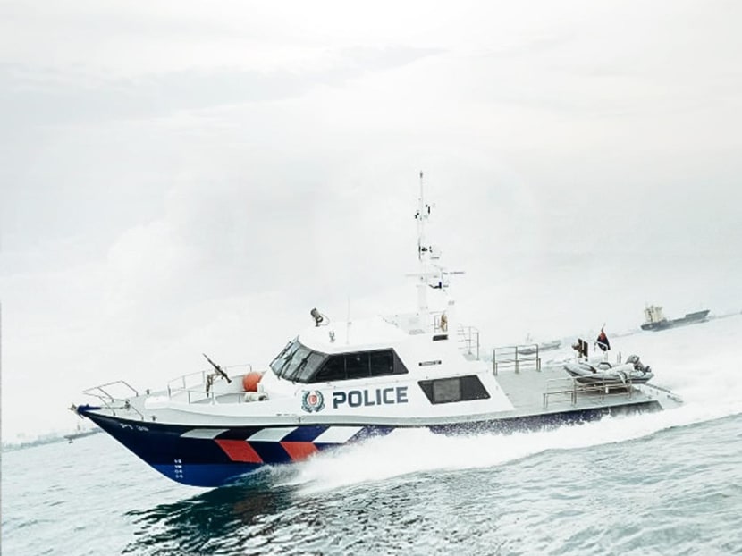 A photo of a Police Coast Guard vessel. A photo of a Police Coast Guard vessel.