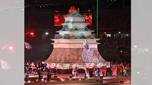 亚运开幕式融歌舞灯光 展现亚洲文化