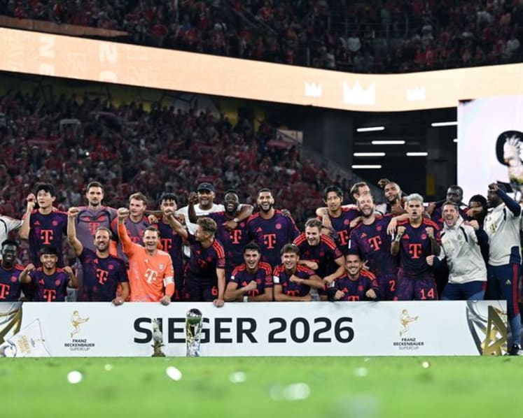 Bayern battle past Dortmund 2-1 to win German Supercup