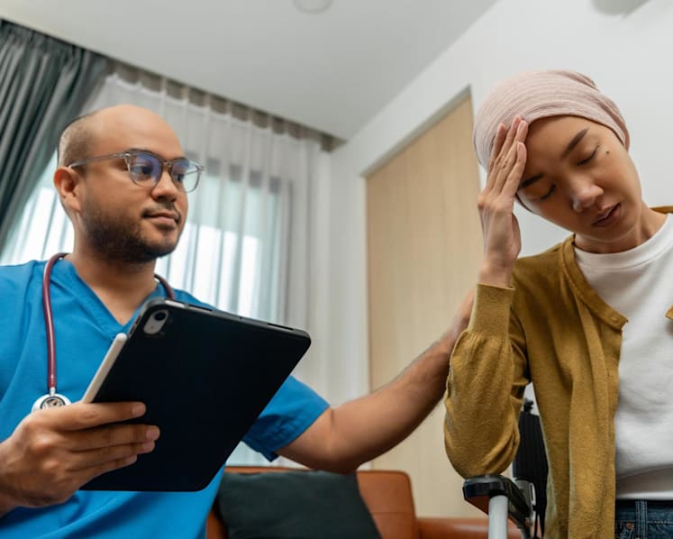 How patients can manage cancer fatigue at work and home – and how caregivers can help