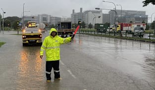 Flash floods reported in western Singapore; 36% of December’s average rainfall recorded in under 2 hours