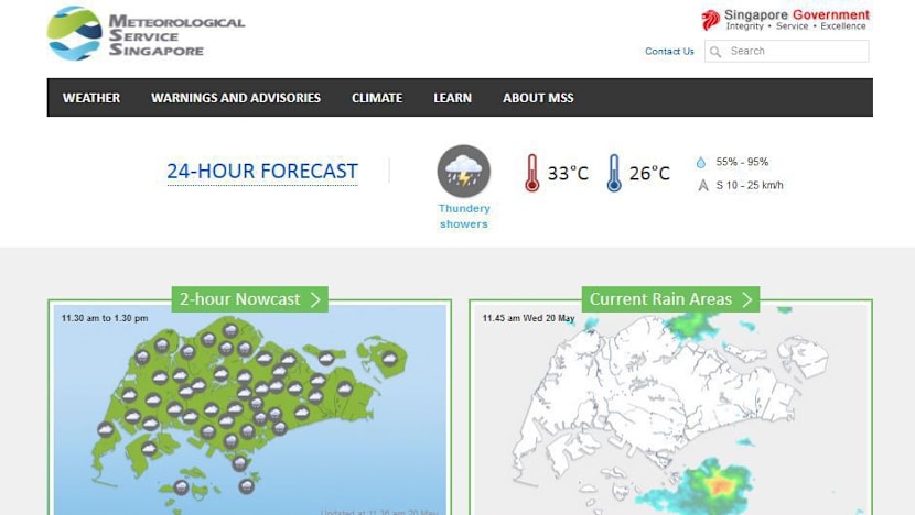 New weather website offers real-time report by location