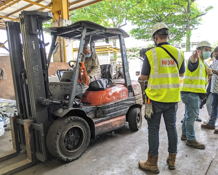 Mandatory refresher training for forklift operators from 2027: MOM