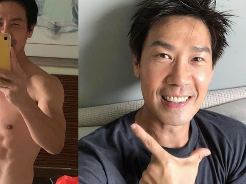 He says he’s giving up on his initial goal of getting eight-pack abs because it’s too tiring.