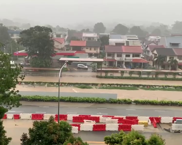 Flash floods in parts of Singapore amid ‘prolonged heavy rain’: PUB