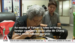 Why is Taiwan's relaxed hiring of foreign caregivers for elderly seen as controversial?