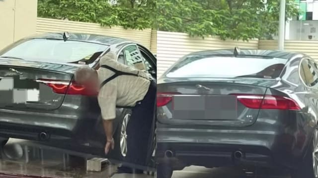 本地注册豪车马国添油 用砖垫高车身行为引议