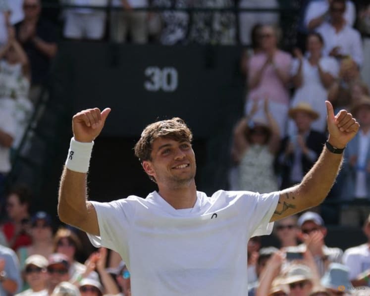 Cool Cobolli beats De Minaur and eyes ice cream after return to Wimbledon quarters