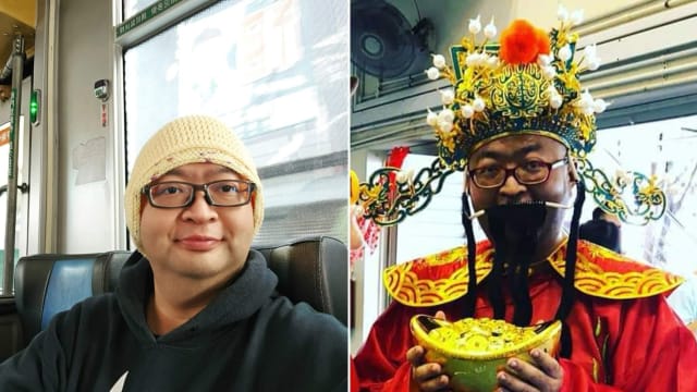 因长得有“福相”扮财神爷多年 志工：我才是最大受益人
