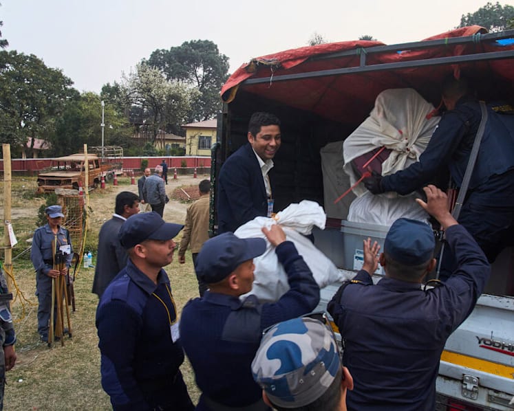 Nepal counts votes after key post-uprising election