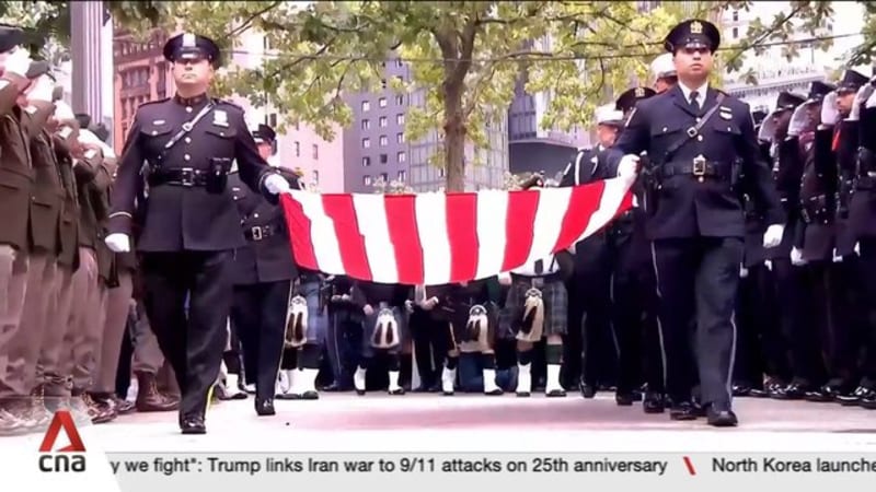 US commemorates 25th anniversary of 9/11 attacks