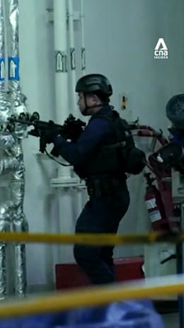 Police Coast Guard  hunt armed intruders on ship Pt 2