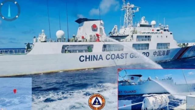 中国海警允许菲律宾运送补给 到两国都称有主权的一个岛礁